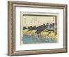 Mamamatsu, 1837-1844-Utagawa Hiroshige-Framed Giclee Print