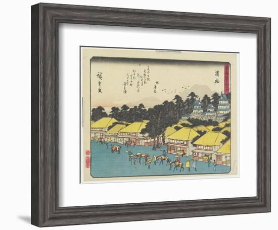 Mamamatsu, 1837-1844-Utagawa Hiroshige-Framed Giclee Print