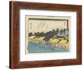 Mamamatsu, 1837-1844-Utagawa Hiroshige-Framed Giclee Print