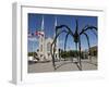 Maman Sculpture, in Front of the Cathedral and Basilica of Notre Dame, Ottawa, Ontario, Canada-De Mann Jean-Pierre-Framed Photographic Print