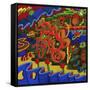 Mambo-Doodle-416-Howie Green-Framed Stretched Canvas