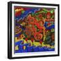 Mambo-Doodle-416-Howie Green-Framed Giclee Print