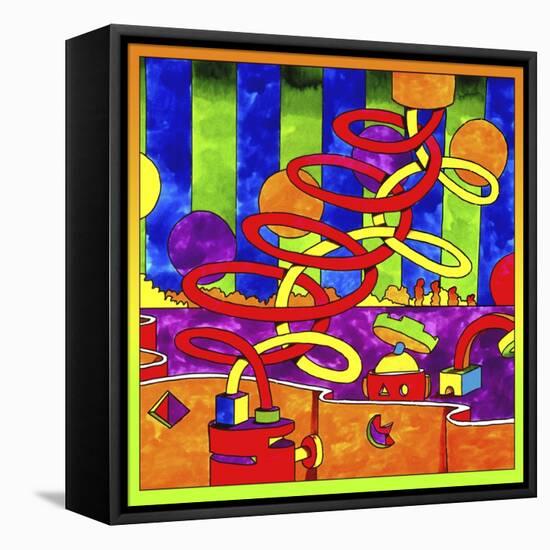 Mambo Double Twist-Howie Green-Framed Stretched Canvas