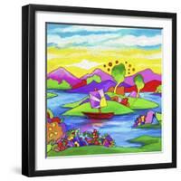 Mamboland Landscape-815-Howie Green-Framed Giclee Print