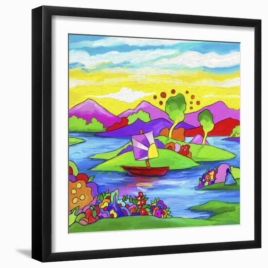 Mamboland Landscape-815-Howie Green-Framed Giclee Print