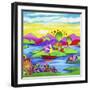 Mamboland Landscape-815-Howie Green-Framed Giclee Print