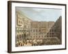 Mameluke Practice in Front of the Palace of Mourad Bey in Cairo-Luigi Mayer-Framed Giclee Print