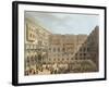 Mameluke Practice in Front of the Palace of Mourad Bey in Cairo-Luigi Mayer-Framed Giclee Print