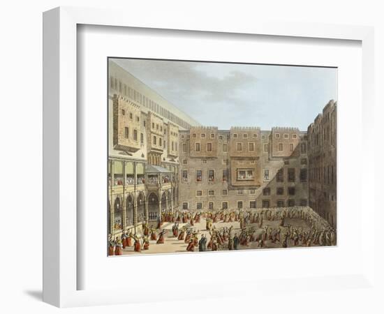 Mameluke Practice in Front of the Palace of Mourad Bey in Cairo-Luigi Mayer-Framed Giclee Print