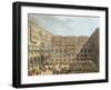 Mameluke Practice in Front of the Palace of Mourad Bey in Cairo-Luigi Mayer-Framed Giclee Print