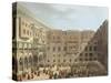 Mameluke Practice in Front of the Palace of Mourad Bey in Cairo-Luigi Mayer-Stretched Canvas