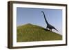 Mamenchisaurus in an Open Field-null-Framed Art Print