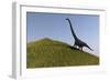 Mamenchisaurus in an Open Field-null-Framed Art Print