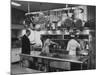 Mamie Eisenhower Inspecting Kitchen of the White House-Ed Clark-Mounted Photographic Print