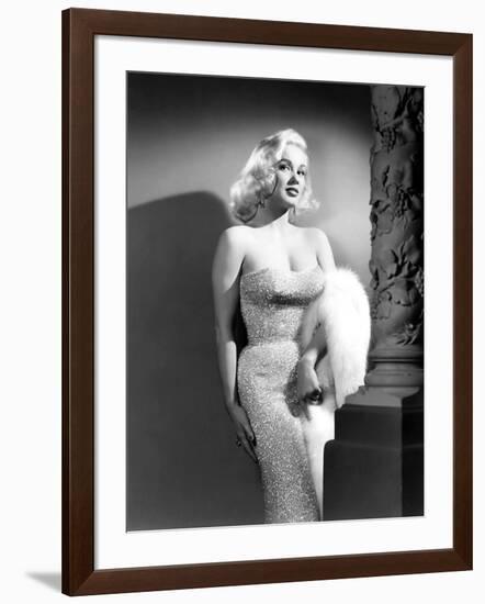 Mamie Van Doren- 1950s (b/w photo)-null-Framed Photo