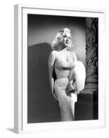 Mamie Van Doren- 1950s (b/w photo)-null-Framed Photo