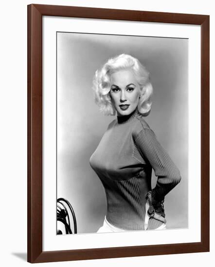 Mamie Van Doren- 1955 (b/w photo)-null-Framed Photo