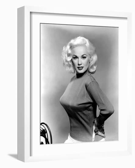 Mamie Van Doren- 1955 (b/w photo)-null-Framed Photo