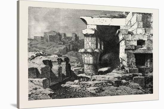 Mamisi, or Place of Birth of Dendera. Egypt, 1879-null-Stretched Canvas