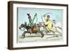 Mamlouk Et Hussard Republicain-James Gillray-Framed Giclee Print