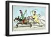 Mamlouk Et Hussard Republicain-James Gillray-Framed Giclee Print