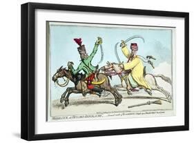 Mamlouk Et Hussard Republicain-James Gillray-Framed Giclee Print