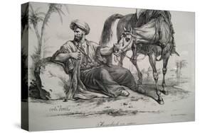 Mamluk Resting-Antoine Charles Horace Vernet-Stretched Canvas