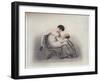 'Mamma, Don't Make Me Beg in Vain, Please Read That Pretty Book Again', c1808-Adam Buck-Framed Giclee Print