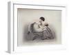 'Mamma, Don't Make Me Beg in Vain, Please Read That Pretty Book Again', c1808-Adam Buck-Framed Giclee Print