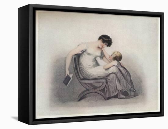 'Mamma, Don't Make Me Beg in Vain, Please Read That Pretty Book Again', c1808-Adam Buck-Framed Stretched Canvas