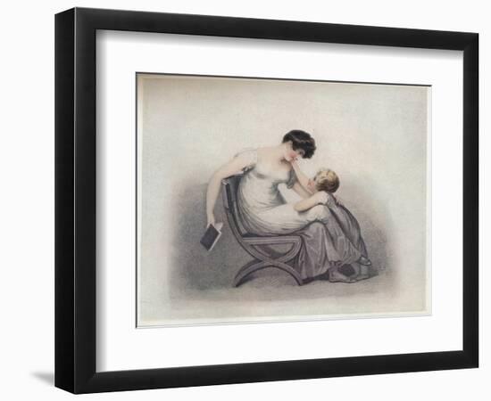 'Mamma, Don't Make Me Beg in Vain, Please Read That Pretty Book Again', c1808-Adam Buck-Framed Giclee Print