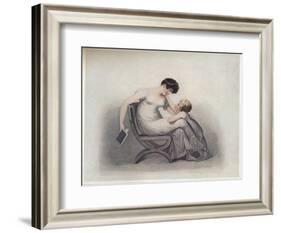 'Mamma, Don't Make Me Beg in Vain, Please Read That Pretty Book Again', c1808-Adam Buck-Framed Giclee Print