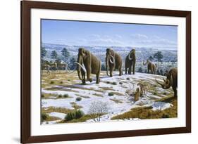 Mammals of the Pleistocene Era-Mauricio Anton-Framed Photographic Print