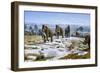 Mammals of the Pleistocene Era-Mauricio Anton-Framed Photographic Print