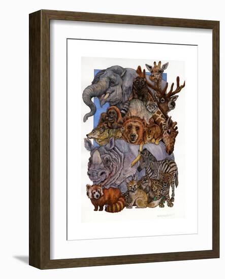 Mammals-Wendy Edelson-Framed Giclee Print