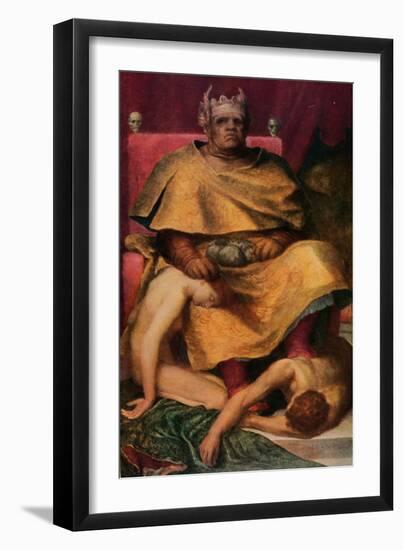 'Mammon', c1884, (1912)-George Frederick Watts-Framed Giclee Print