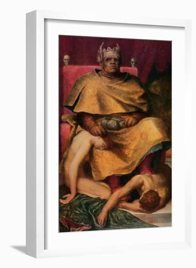 'Mammon', c1884, (1912)-George Frederick Watts-Framed Giclee Print