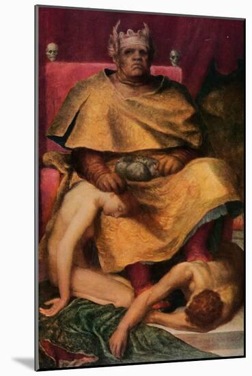 'Mammon', c1884, (1912)-George Frederick Watts-Mounted Giclee Print