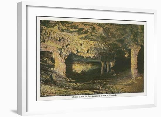 Mammoth Cave, Bridal Altar-null-Framed Art Print