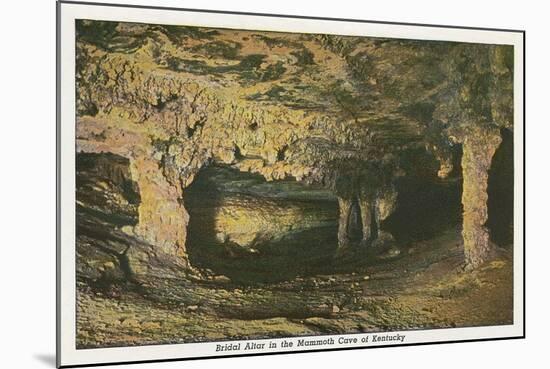 Mammoth Cave, Bridal Altar-null-Mounted Art Print