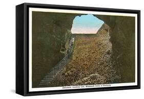 Mammoth Cave Entrance Looking Out-null-Framed Stretched Canvas