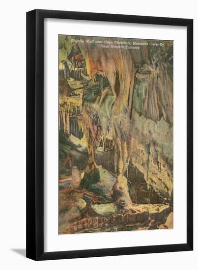 Mammoth Cave, Frozen Niagara Entrance-null-Framed Art Print