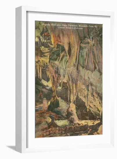 Mammoth Cave, Frozen Niagara Entrance-null-Framed Art Print