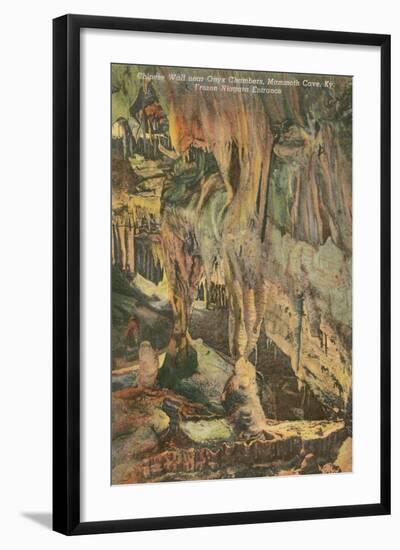 Mammoth Cave, Frozen Niagara Entrance-null-Framed Art Print