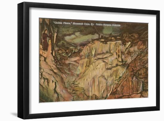 Mammoth Cave, Frozen Niagara Entrance-null-Framed Premium Giclee Print
