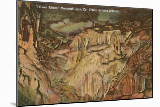 Mammoth Cave, Frozen Niagara Entrance-null-Mounted Premium Giclee Print