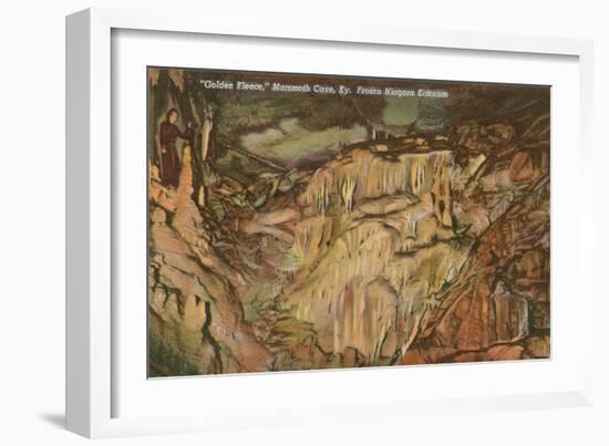 Mammoth Cave, Frozen Niagara Entrance-null-Framed Art Print