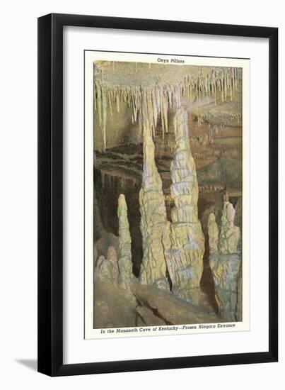 Mammoth Cave, Frozen Niagara Entrance-null-Framed Art Print