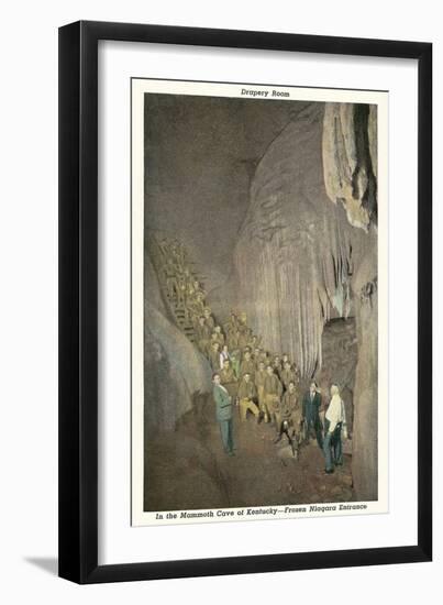 Mammoth Cave, Frozen Niagara Entrance-null-Framed Art Print