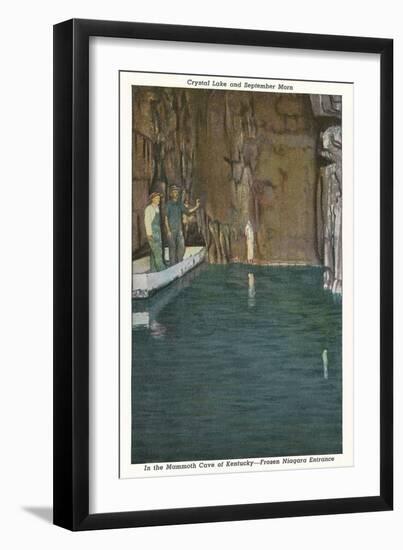 Mammoth Cave, Frozen Niagara Entrance-null-Framed Art Print